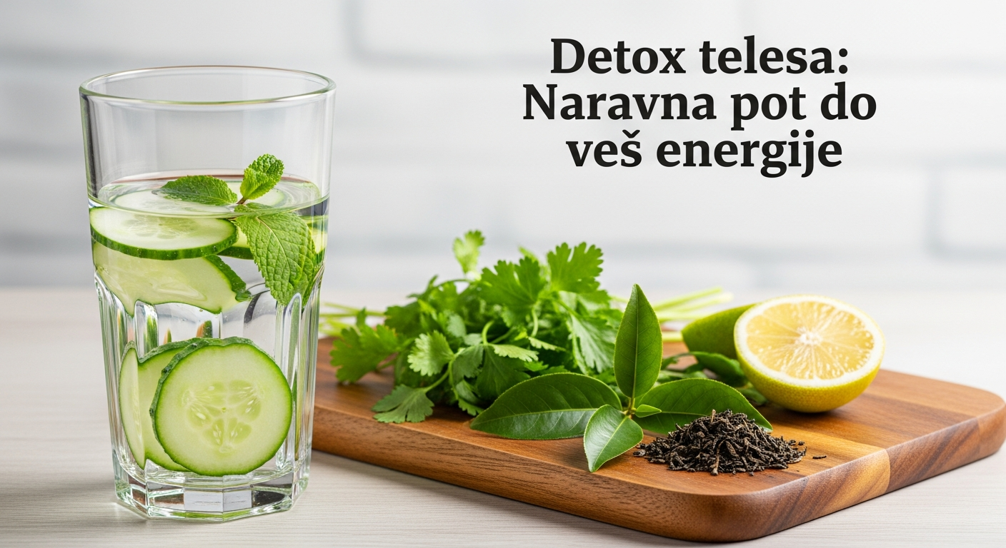 Detox telesa s svežo vodo in zelišči za naravno pot do več energije