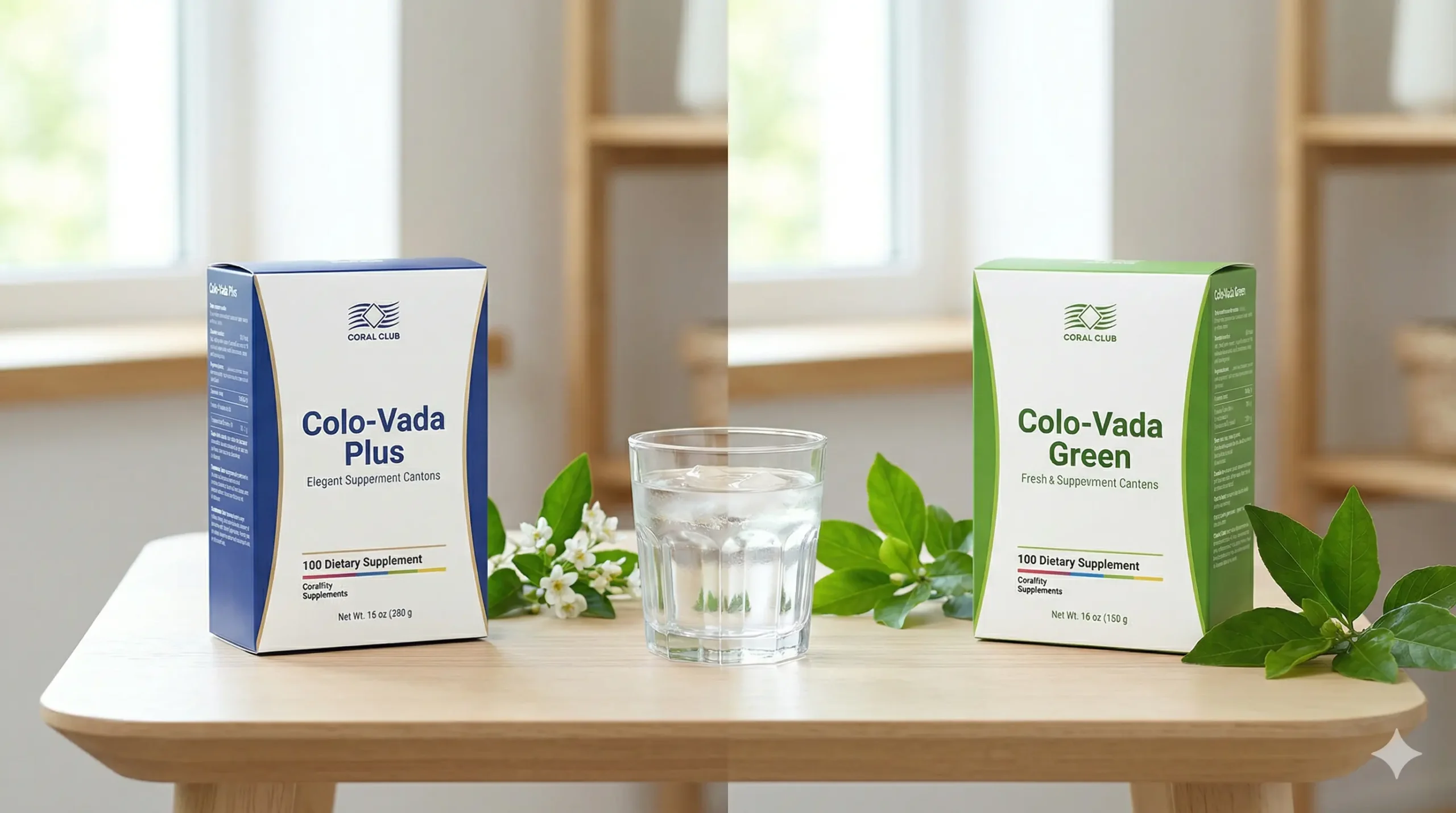 Primerjava Colo-Vada Plus in Colo-Vada Green - Coral Club Slovenija