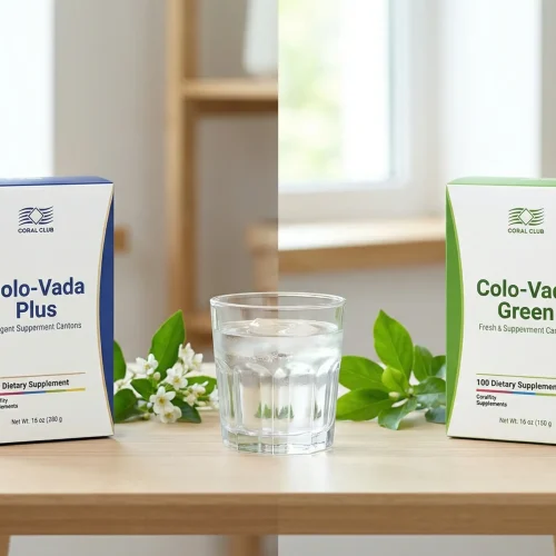 Izberite svojo pot do razstrupljanja: preizkušena klasika Colo-Vada Plus ali obogateni Colo-Vada Green za popolno ravnovesje telesa.